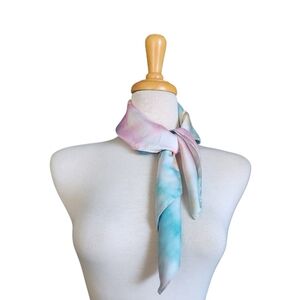 Guess Marciano Neck Scarf Pastel Tie Dye Festival Beach